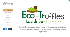 Desktop Screenshot of ecotruffles.com